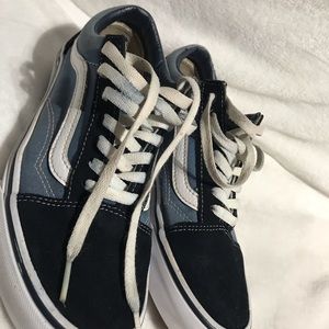 Blue Size 7.5 Vans